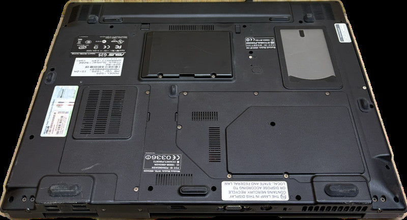 Asus ROG G25 Core 2 Duo T7700 3GB RAM GeForce 8600M GT 256MB BIOS Locked READ