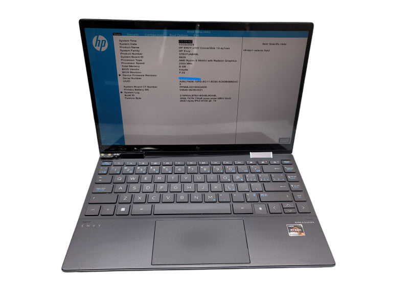 HP Envy x360 Convertible| Ryzen 5 5600U| 8GB RAM| NO SSD FOR PARTS/REPAIR  β BudLap