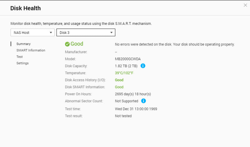 QNAP TS-431+ 4 Bays NAS, 8TB (4x 2TB 3.5" HDDs)