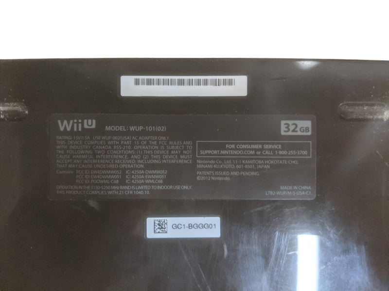 Wii U Gaming Console (32GB) w/ GamePad & Sensor Bar | WUP-101(02)