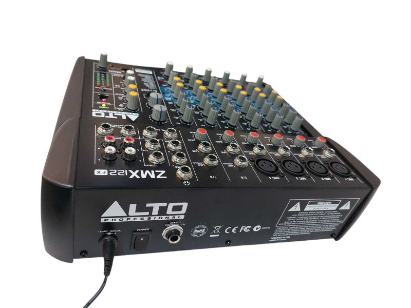 Alto Professional 8-Channel Mixer with Effects Model: ZMX 122FX  =