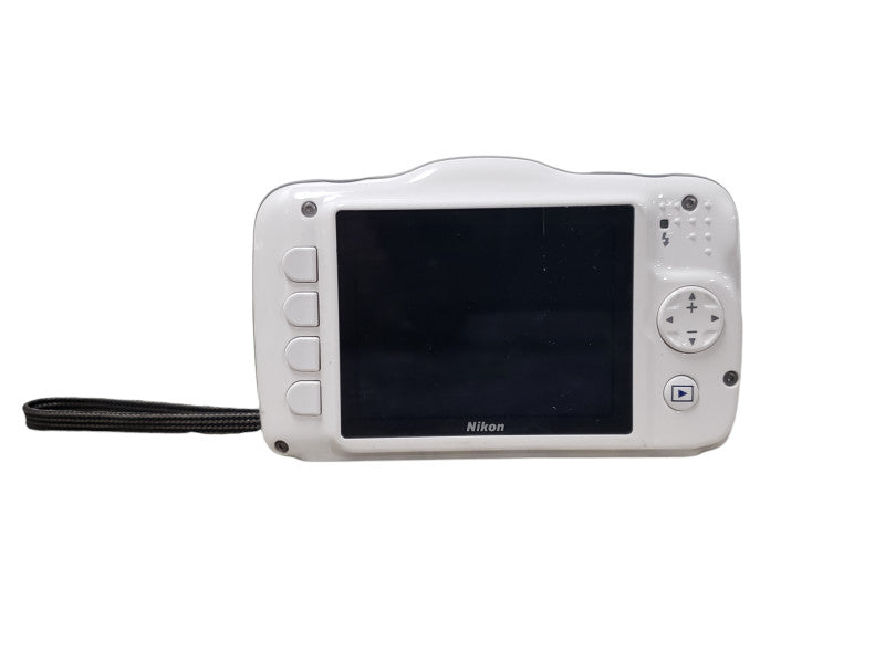 Nikon - Coolpix S32 13.2-Megapixel Digital Camera - White