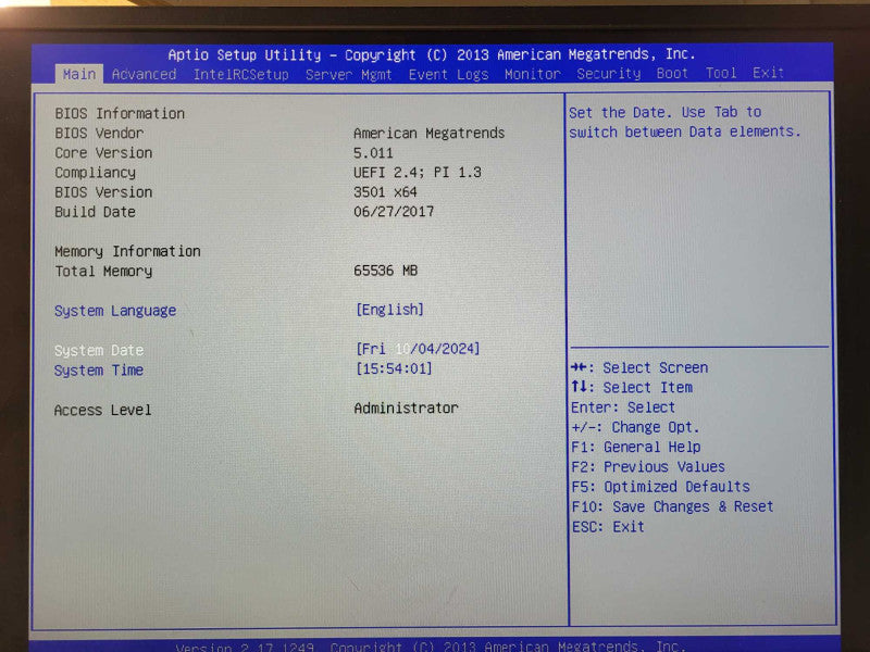 ASUS ESC4000 G3 AI GPU Server 2x E5-2640v3 64GB RAM No HDD/GPU  $