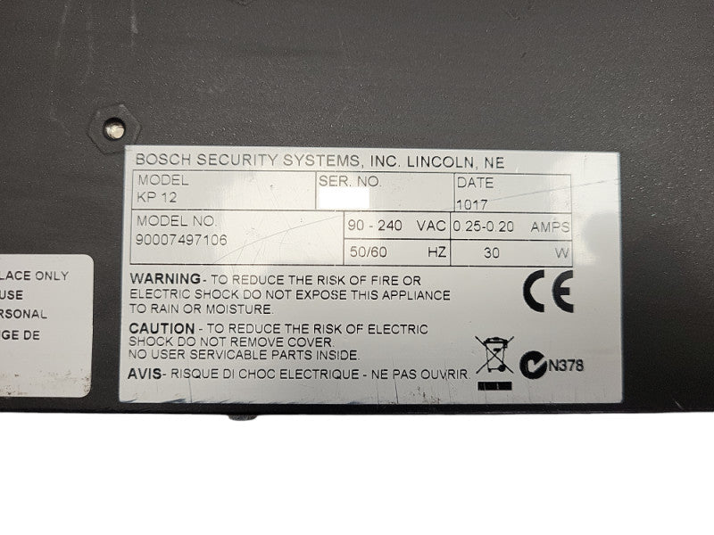 RTS Bosch Telex KP12 Intercom Station expantion unit, READ $