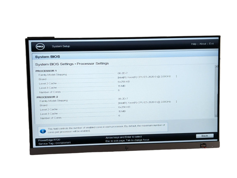 DELL PowerEdge R720 2x Intel Xeon E5-2620 0 @ 2.00Ghz 64GB RAM  -