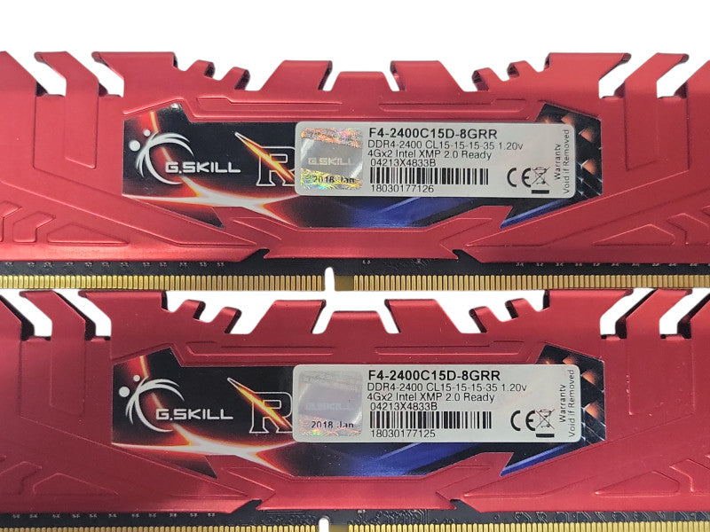 8GB G.skill ripjaws 4 F4-2400C15D-8GRR DDR4-2400 kit (2x 4GB) _