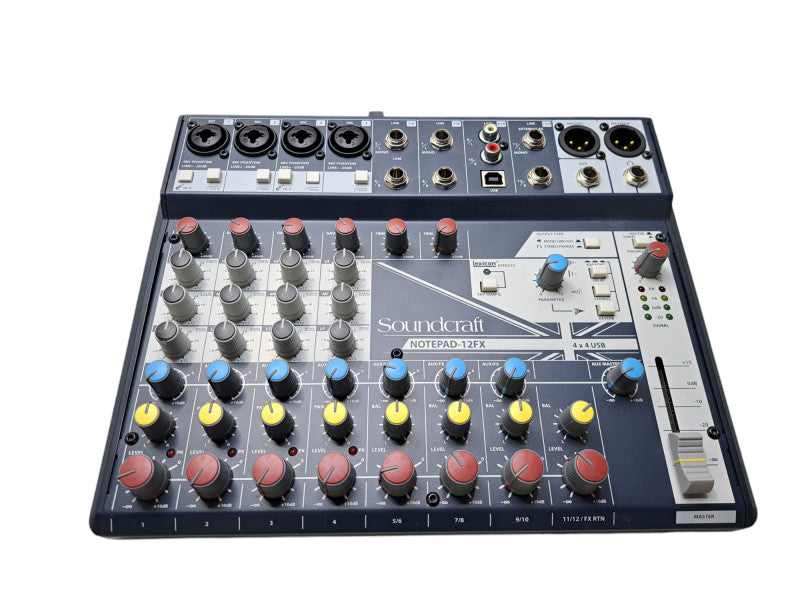 Soundcraft Notepad-12FX 12-Channel Analog Mixer *READ*