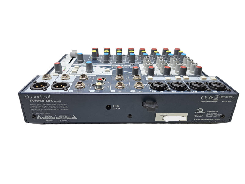 Soundcraft Notepad-12FX 12-Channel Analog Mixer *READ*
