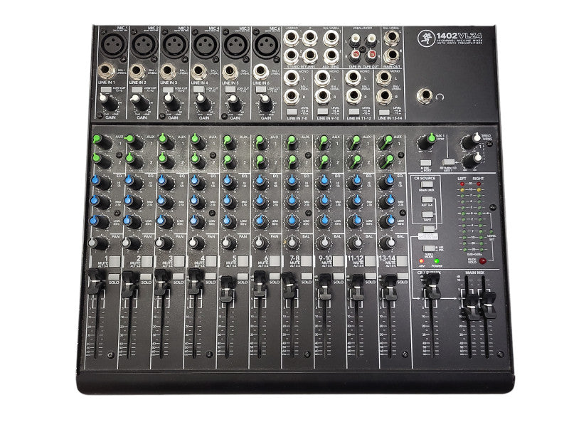 Mackie 1402VLZ4 Compact Mixer 14-channel Onyx Preamps Sound READ $