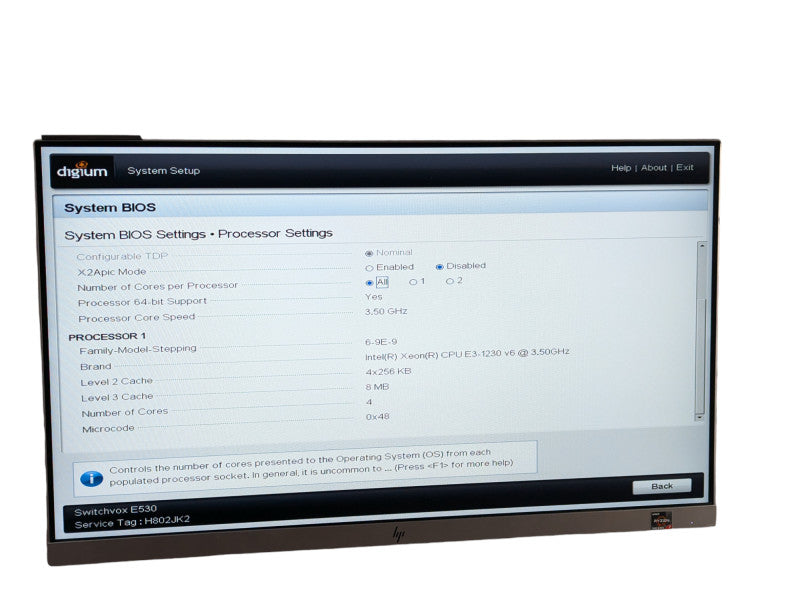 DELL PowerEdge R230 Intel Xone E3-1230 v6 @ 3.50Ghz 32GB RAM H330 RAID -