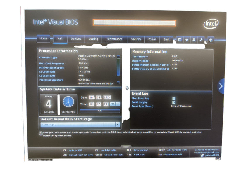Intel NUC D545250WYKH USFF | Core i5-4250U | 8GB DDR3 | No HDD