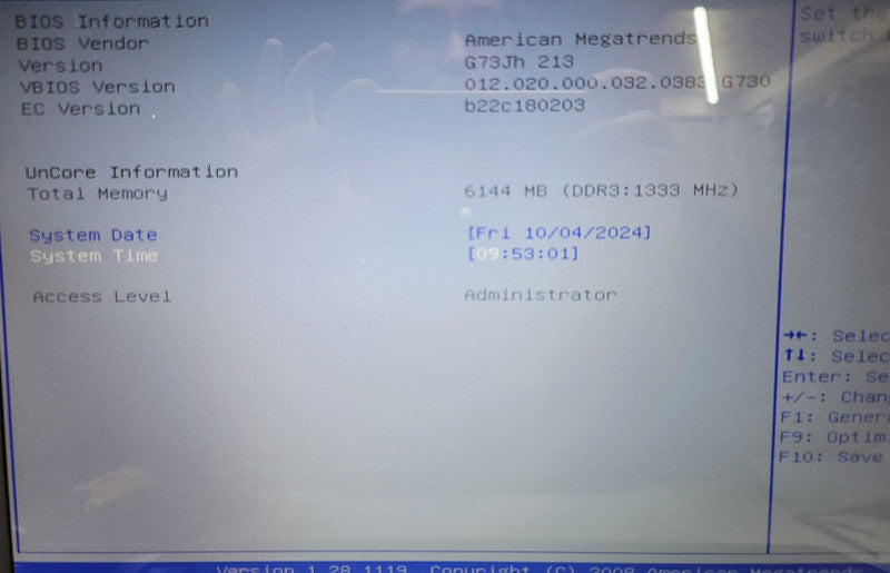 ASUS G73J 17.3" ROG | i7-720HQ| 6GB DDR3|ATI Radeon HD 5870 |NO DRIVE β BudLap