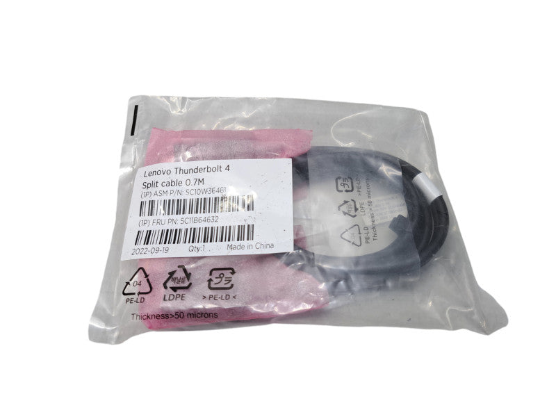 New Sealed | Lenovo Thunderbolt 4 Split Cable 0.7m