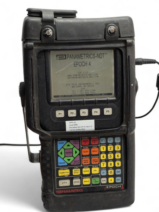 Olympus PANAMETRICS-NDT EPOCH 4 digital ultrasonic flaw detector Please READ  -