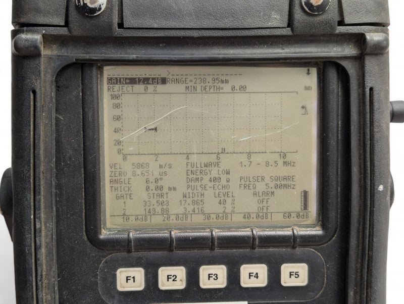 Olympus PANAMETRICS-NDT EPOCH 4 digital ultrasonic flaw detector Please READ  -