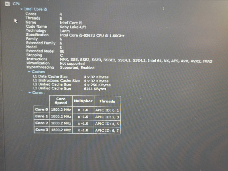 Lenovo ThinkPad E590| i5-8265U| 16GB DDR4| 256GB SSD  β BudLap