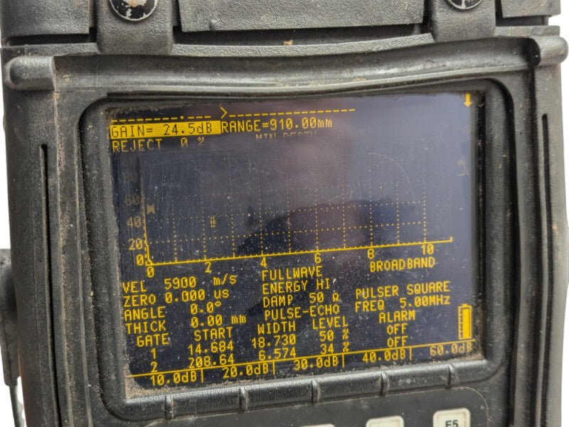 Olympus PANAMETRICS-NDT EPOCH 4 Digital Ultrasonic Flaw Detector READ Q-