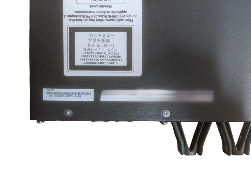 Cisco WS-C3750X-48PDF-S V02 |  48-Port Gigabit PoE+ Switch | 2x 1100W PSU | *READ*