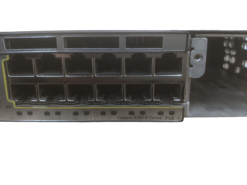 Cisco WS-C3750X-48PDF-S V02 |  48-Port Gigabit PoE+ Switch | 2x 1100W PSU | *READ*