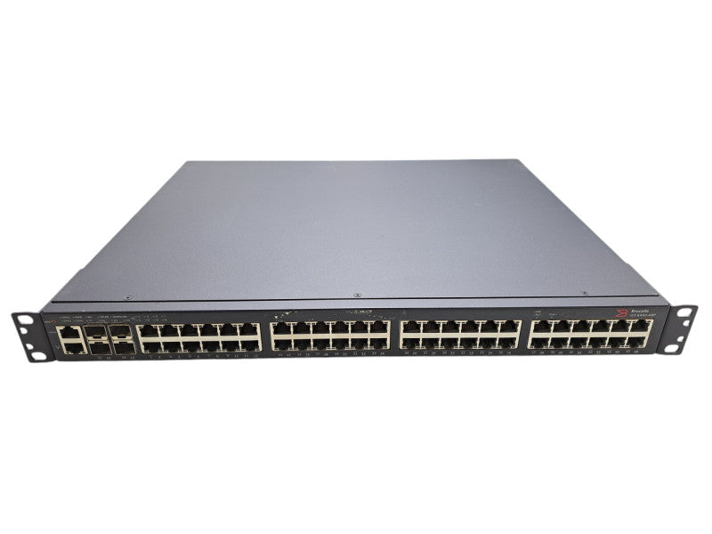 Brocade ICX6450-48P | 48-Port Gigabit POE+ Switch | 4-Port 1/10G SFP+