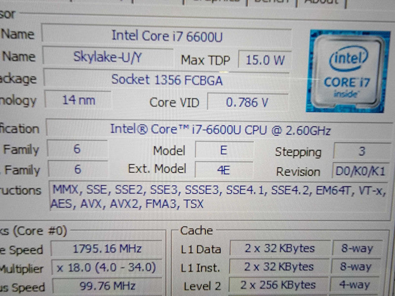 MS Surface Book | 2-Core i7-6600U @2.6GHz 8GB RAM 256GB SSD | GTX 965M - READ  Lap200