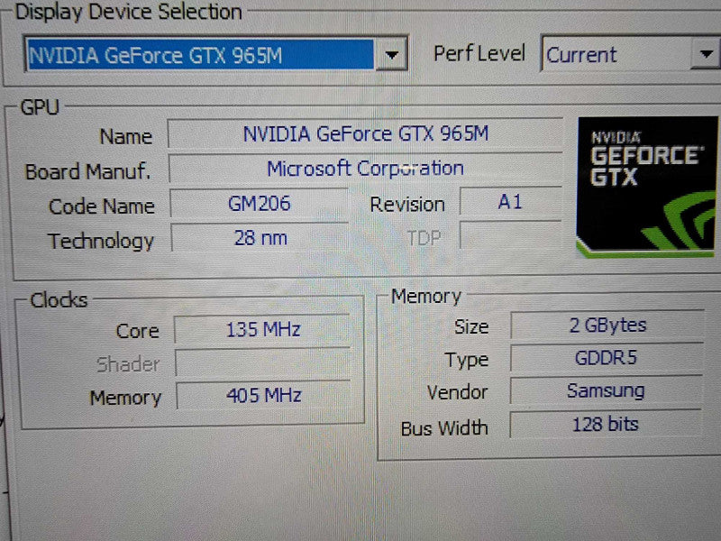 MS Surface Book | 2-Core i7-6600U @2.6GHz 8GB RAM 256GB SSD | GTX 965M - READ  Lap200