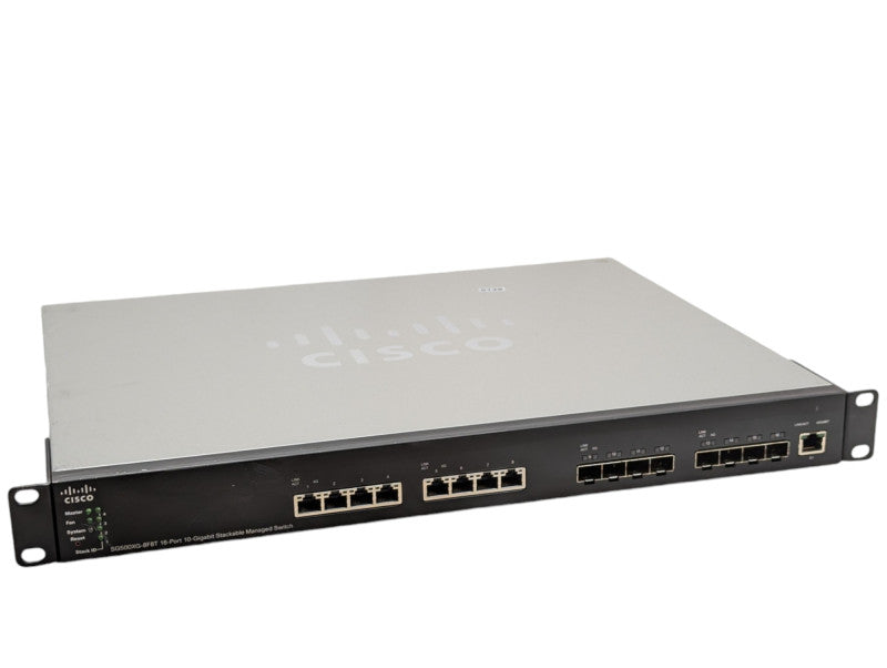 Cisco SG500XG-8F8T 16-Port 10-Gigabit Stackable Managed Switch 8 RJ45 8 SFP+ -