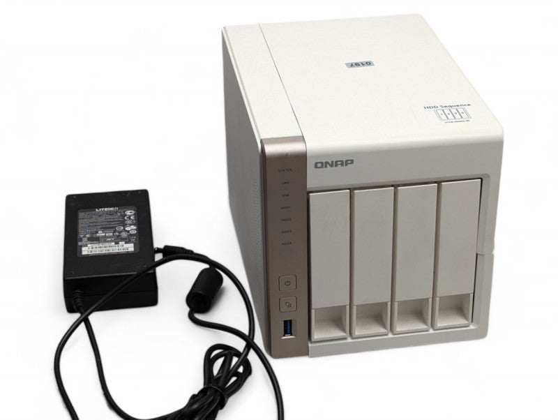 QNAP TS-451-4G 4 Bay NAS with 2 4TB HDDs installed Please READ  -