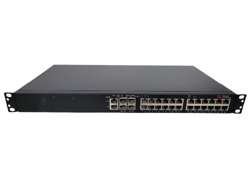 Brocade ICX 6450-24P PoE+ Gigabit Ethernet 4x1/10GbE SFP !