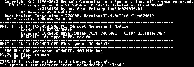 Brocade ICX 6450-24P PoE+ Gigabit Ethernet 4x1/10GbE SFP !