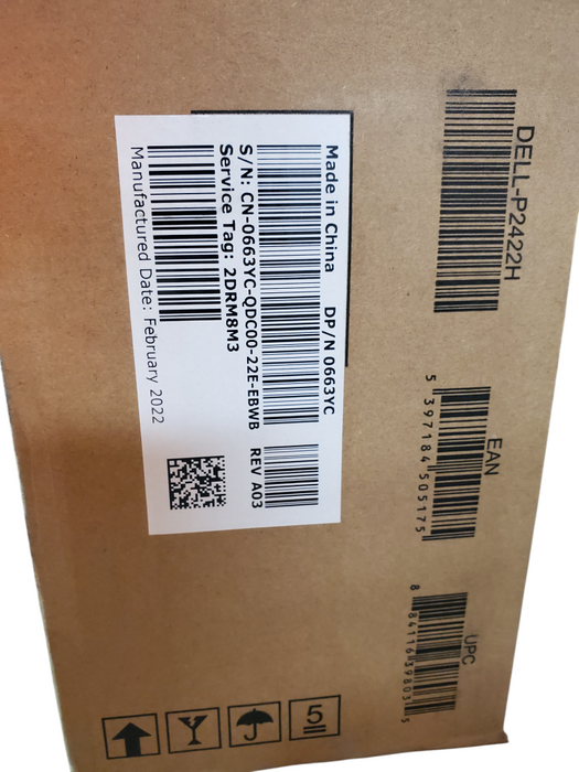 Dell P2422H 24-inch Monitor Full HD 1080P IPS Brand New In Box