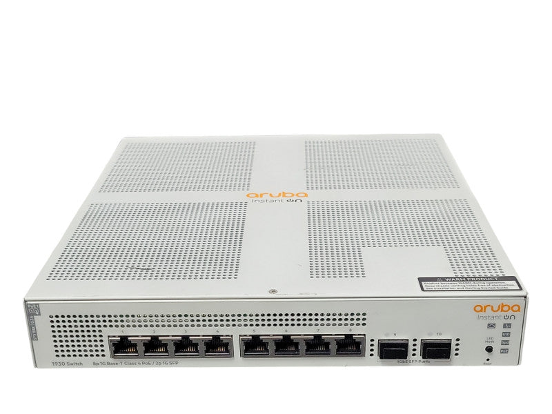 Aruba 1930 Switch 8P 1G bAse-T Class 4 PoE / 2P 1G SFP JL681A _
