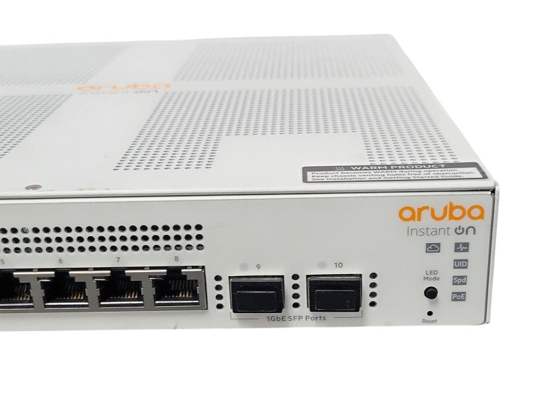 Aruba 1930 Switch 8P 1G bAse-T Class 4 PoE / 2P 1G SFP JL681A _