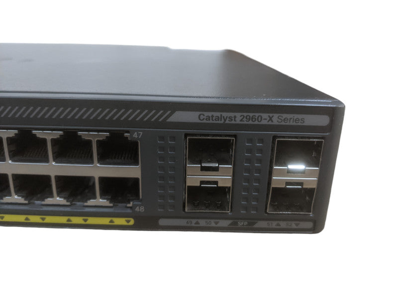 Cisco Catalyst 2960X | WS-C2960X-48FPS-L V04 | 48port Gigabit PoE | 4x SFP