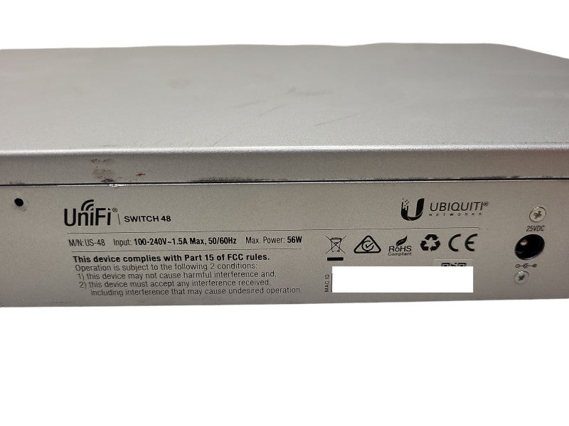 Ubiquiti UniFi US-48 48 Managed gigabit switch with SFP+ READ $