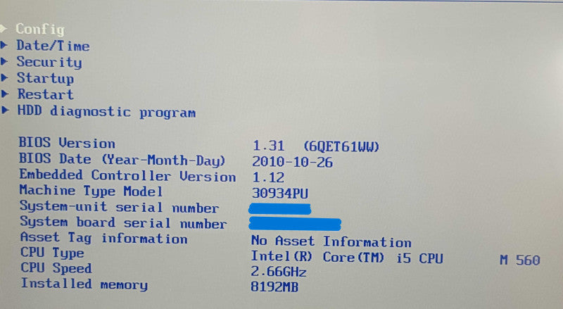Lenovo ThinkPad X201 Tablet| i5- M560| 8GB DDR3L| NO SSD  Qβ BudLap