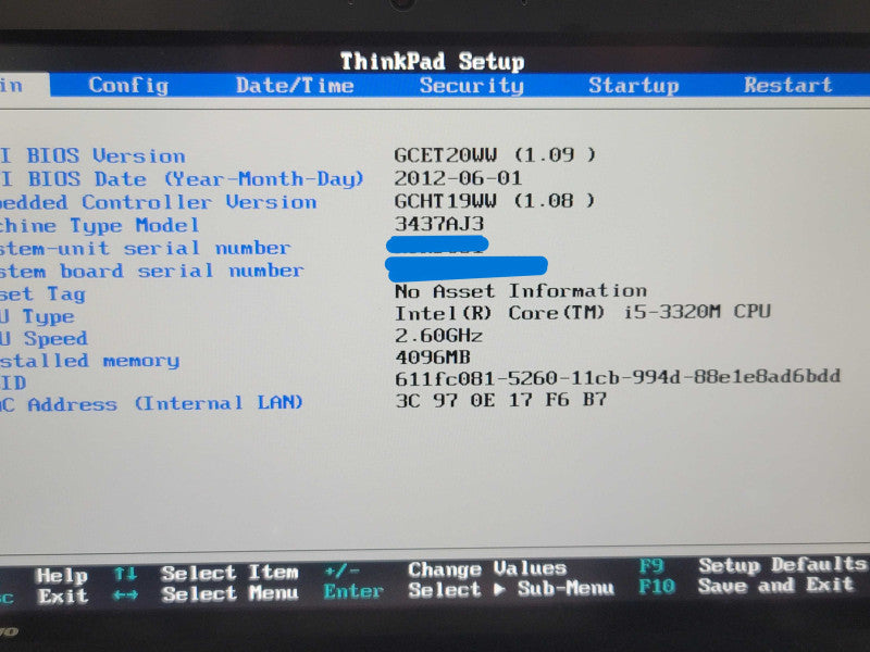 Lenovo ThinkPad X230 Tablet | i5-3320M| 4GB DDR3L| NO SSD  β BudLap