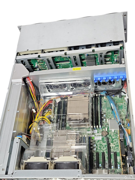 supermicro X10DRH-C/i 4U, 2x Xeon E5 2603v4 1.7GHz, 64GB DDR4, SAS9300-8i SEE _