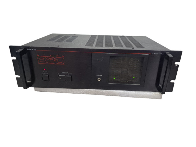Vintage Nikko Alpha 230 DC Stereo Power Amplifier