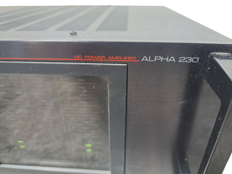 Vintage Nikko Alpha 230 DC Stereo Power Amplifier