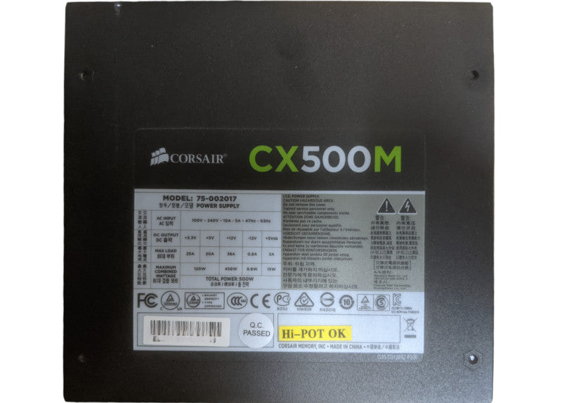 Corsair CX500M | 500W Desktop Power Supply | 75002017