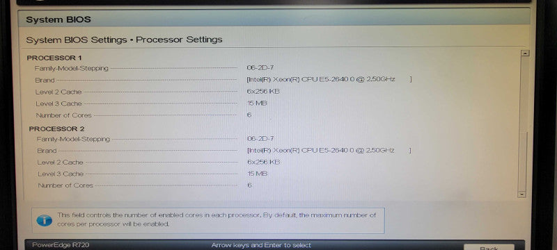 DELL PowerEdge R720 2x Intel Xeon E5-2640 2.5Ghz 16GB RAM 2x PSU, 3.5" _