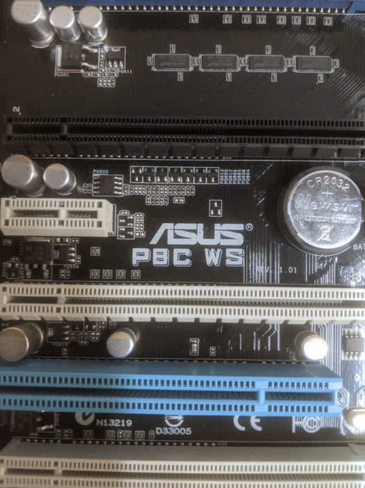 ASUS P8C WS Motherboard | LGA1155 | No CPU | No RAM | I/O Shield | *READ*