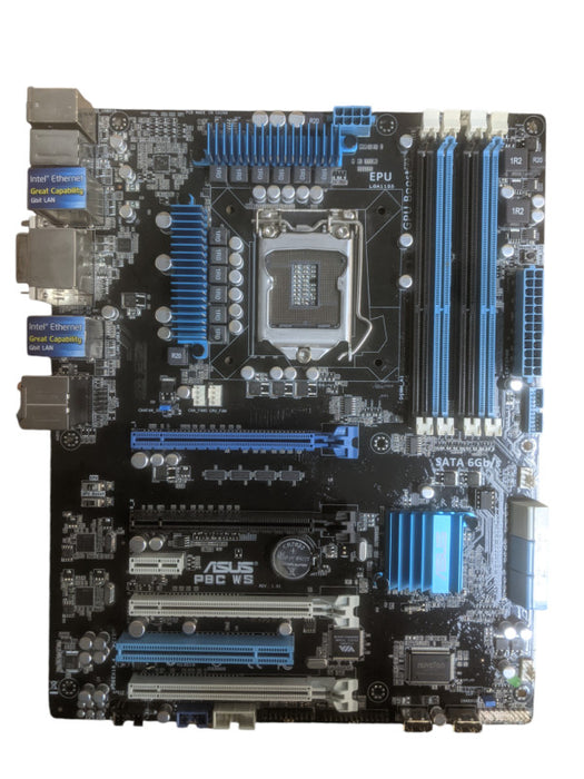 ASUS P8C WS Motherboard | LGA1155 | No CPU | No RAM | I/O Shield | *READ*