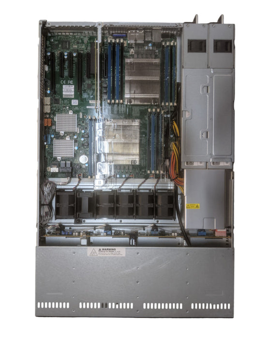 SuperMicro CSE-815 X10DRH-CLN4 | 2x Xeon E5-2620 v4 | 32GB DDR4 | No HDD