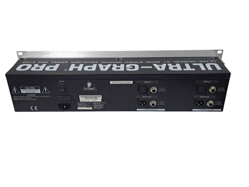 Behringer Ultra-Graph Pro GEQ3102 - 31-Band Stereo Graphic Equalizer  Q