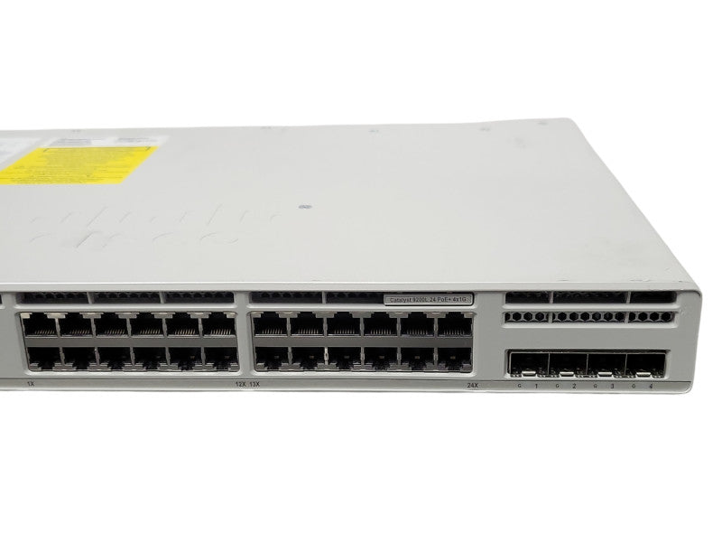 Cisco C9200L-24P-4G-E | 24-Port PoE+ 4x 1G Uplink Network Switch | No PSU