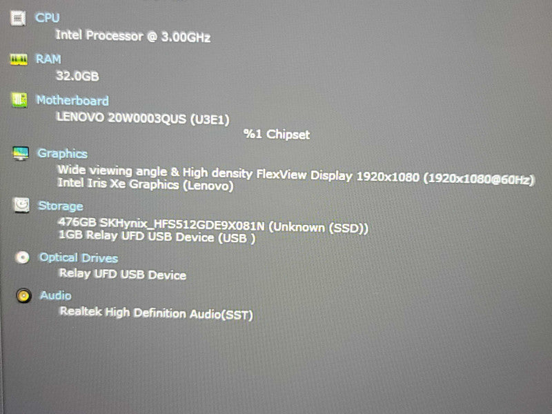 Lenovo ThinkPad T14 Gen 2| i7-1185G7| 32GB DDR4| 512GB SSD  β Lap200
