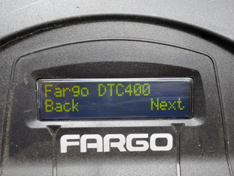 FARGO DTC400 Model 044100 ID Card Printer Please READ  - -