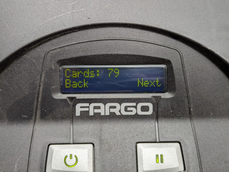 FARGO DTC400 Model 044100 ID Card Printer Please READ  - -